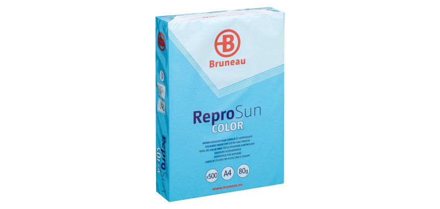 Pak papier A4 80 g Bruneau Reprosun levendige kleuren - 500 vellen