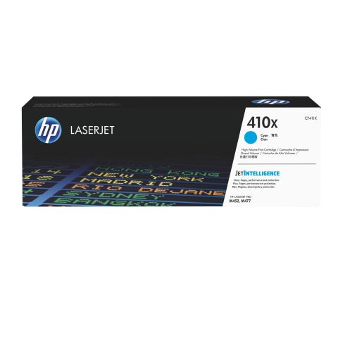 HP 410X (CF411X) Tóner original cian alta capacidad