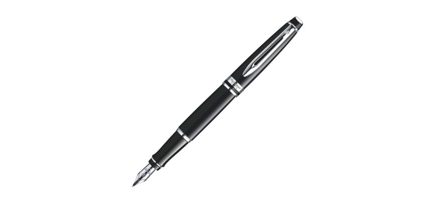 Stylo plume Waterman Expert corps noir laqué