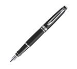 Stylo plume Waterman Expert corps noir mat argent