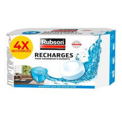 Recharge universelle Absorbeur d’humidité Rubson Basic - Boite de 4