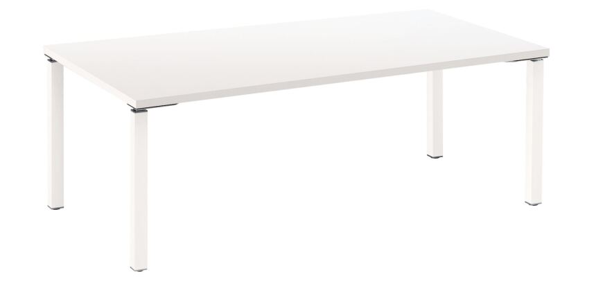 Bureau droit 200 cm blanc Exprim