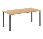 Bureau droit 160 cm chêne clair Exprim