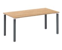 Bureau droit 160 cm chêne clair Exprim