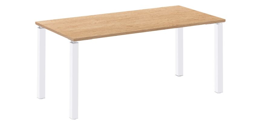 Bureau droit Eden piètement métal