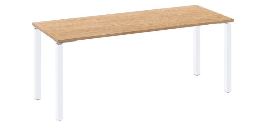 Bureau droit 180 cm chêne clair Exprim