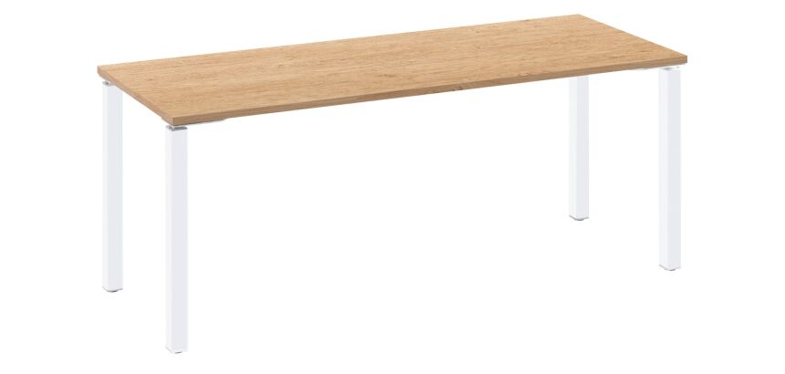 Bureau droit Eden piètement métal