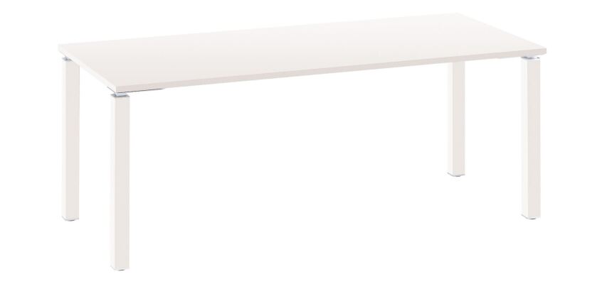 Bureau droit 180 cm blanc Exprim