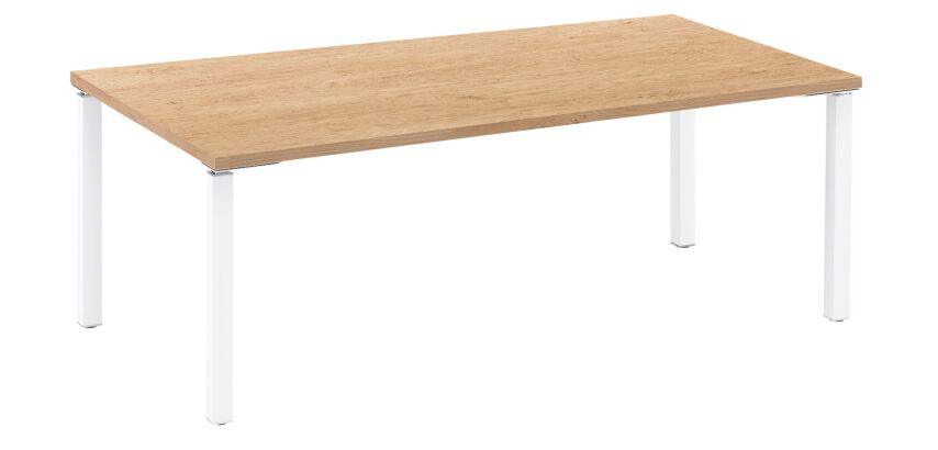 Bureau droit 200 cm chêne clair Exprim