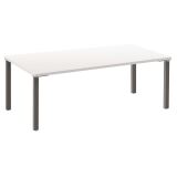 Bureau droit 200 cm blanc Exprim