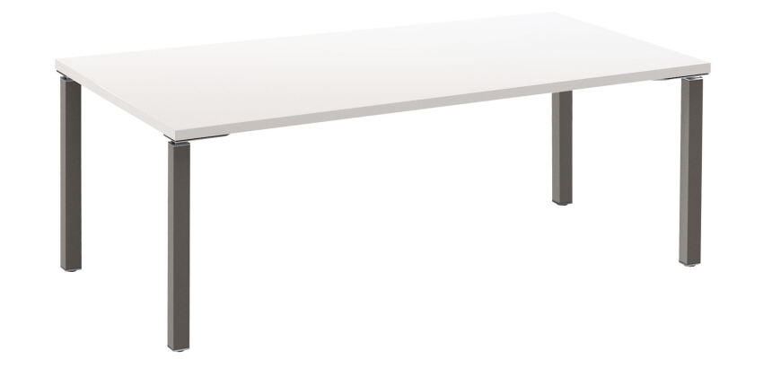 Bureau droit 200 cm blanc Exprim