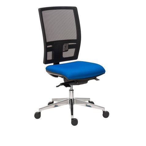 Silla de oficina Bruneau Activ' Sincro Plus Malla con Patas Alu