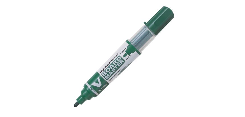 Pilot V-Board Master Begreen marker with erasable ink fine cone point 4.5 mm