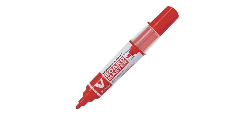 Marqueur effaçable V-BOARD MASTER PILOT encre liquide pointe ogive fine 4,5 mm.
