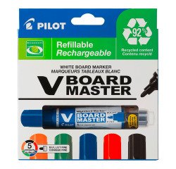 Rotulador de pizarra blanca VBoard Master surtidos Pilot - Paquete de 5