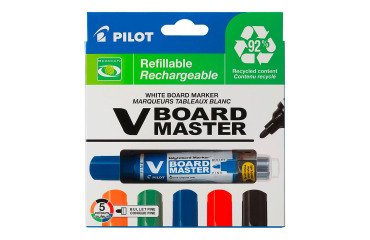 Rotulador de pizarra blanca VBoard Master surtidos Pilot - Paquete de 5