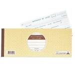 Carnet à souches Le Dauphin 'quittances de loyer' 11 x 27,5 cm 50 pages