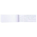 Carnet à souches Le Dauphin 'quittances de loyer' 11 x 27,5 cm 50 pages