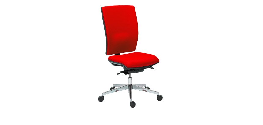 Silla de oficina Bruneau Activ' Sincro Plus Tejido con Patas Alu