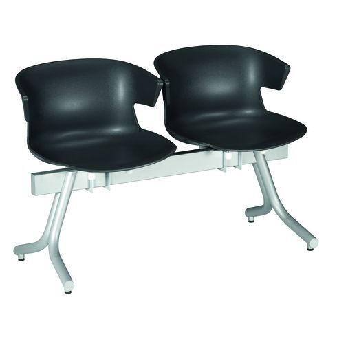 Chairs on Kove metal beam seat polypropylene