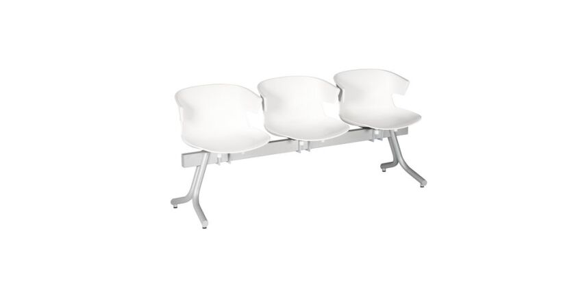 Chairs on Kove metal beam seat polypropylene