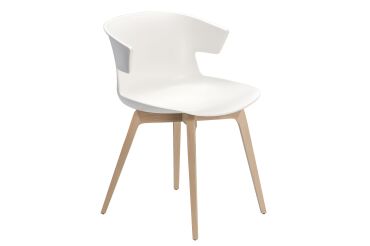 Chaise KOVE coque blanche
