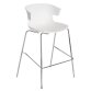 Tabouret Kove 4 pieds chromé H 74 cm