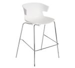Tabouret Kove 4 pieds chromé H 74 cm