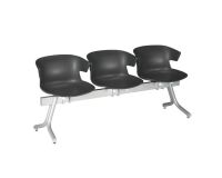 Chairs on Kove metal beam seat polypropylene