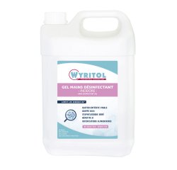 Gel hydroalcoolique désinfectant Wyritol - Bidon 5 L