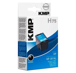 Cartucho KMP compatible HP301XL (CH563EE) negro