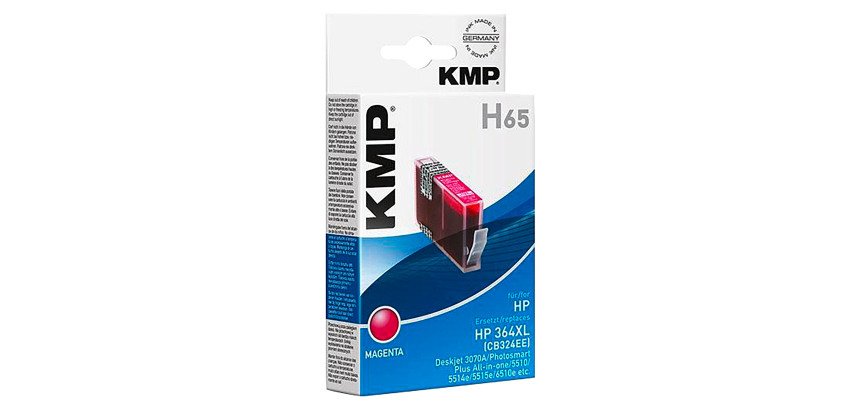 Cartucho KMP compatible HP364 XL (CB324EE) magenta