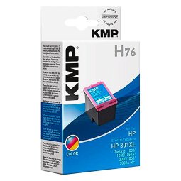 Cartucho KMP compatible HP301XL (CH564EE) tricolor