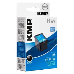 Cartucho KMP compatible HP901XL (CC654AE) negro
