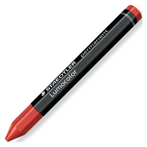 12 Ceras Lumocolor Permanente Omnigraph 236 Rojo
