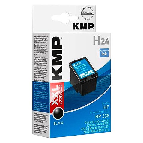 Cartucho KMP compatible HP338 (C8765EE) negro