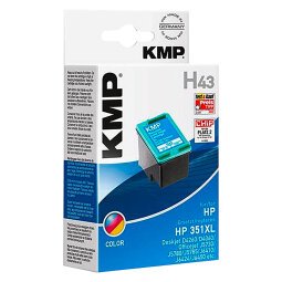 Cartucho KMP compatible HP351XL (CB338EE) tricolor