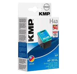 Cartucho KMP compatible HP351XL (CB338EE) tricolor