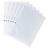 Pochettes perforées Bruneau A4 polypropylène grainé 6/100e - Boite de 100