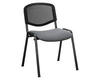 Vergaderstoel met rug in netstructuur