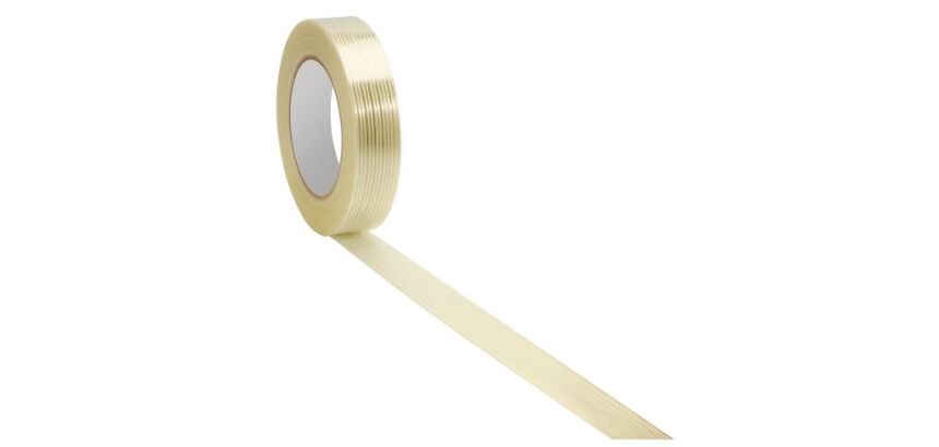 Cinta adhesiva reforzada transparente 131µ 50 m x 25 mm