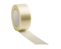 Ruban adhésif Polypropylène armature longitudinale incolore 50 mm x 50 m