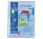 Protège-documents Exacompta polypropylène translucides personnalisables A4 - 40 pochettes - 80 vues - couleurs assorties