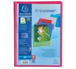 Protège-documents Exacompta polypropylène translucides personnalisables A4 - 20 pochettes - 40 vues - couleurs assorties