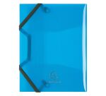 Mini chemise à élastique 3 rabats Exacompta au format 12 x 16 cm - dos 1,7 cm couleurs assorties