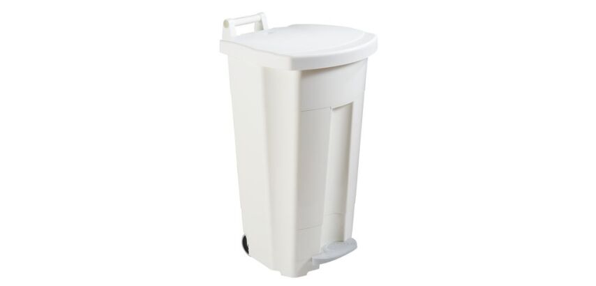 Poubelle 90 litres Rossignol tri sélectif rectangle à couvercle couleur