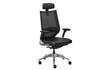 Sillón Fortis sincronizado cuero