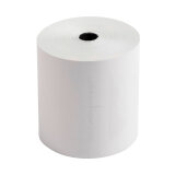 Pack of 10 thermal paper rolls for cash register 1 layer 80 x 80 mm