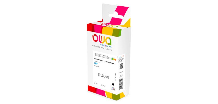 Cartucho Owa compatible con HP 950XL negro