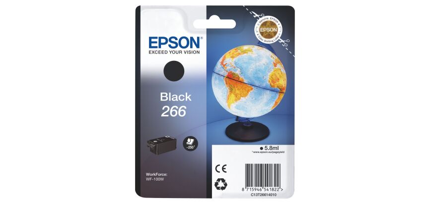 Cartouche Epson 266 noire pour imprimante jet d'encre